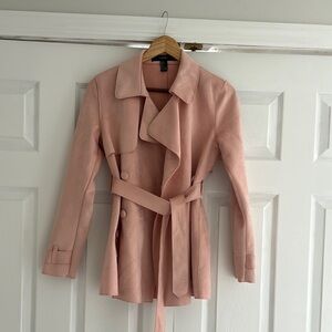 Forever 21 Pink Trench Coat